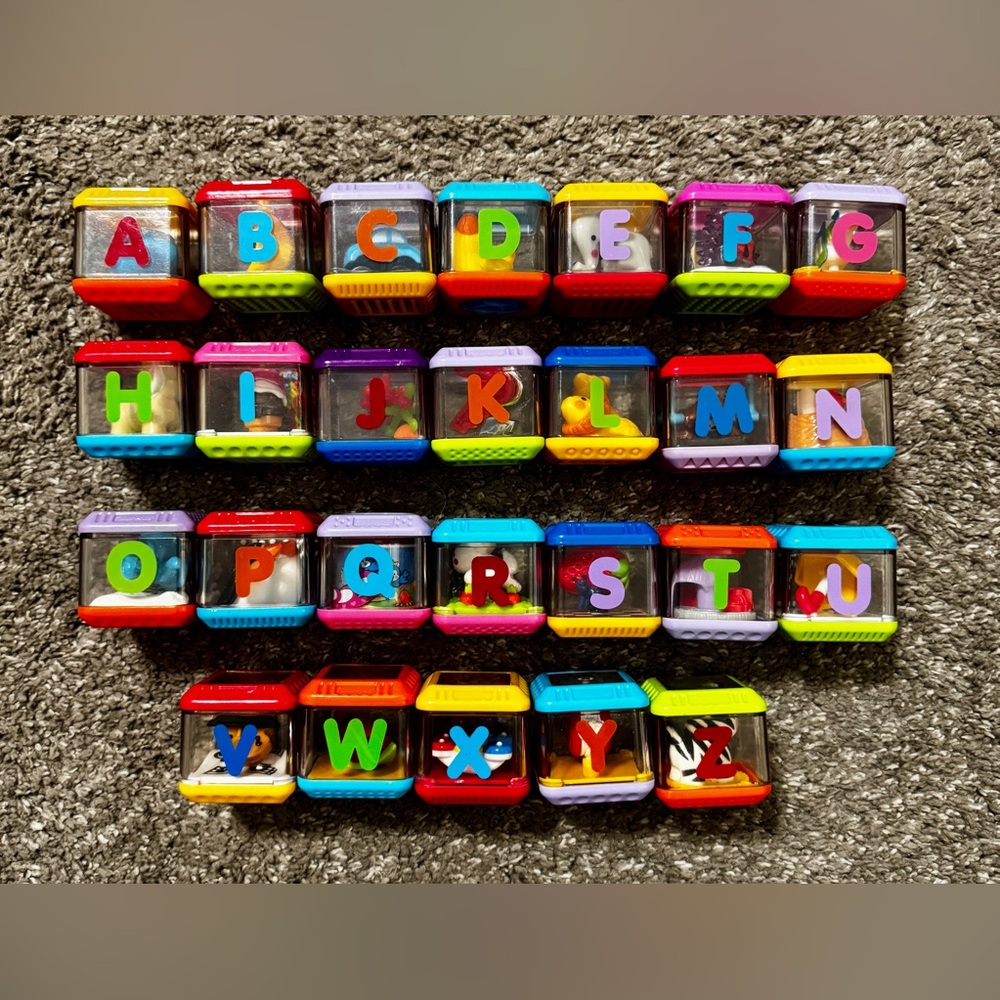 Fisher-Price Peek-A-Boo Alphabet Blocks